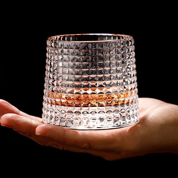 French crystal whisky glass 44