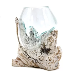 glass on wood gift