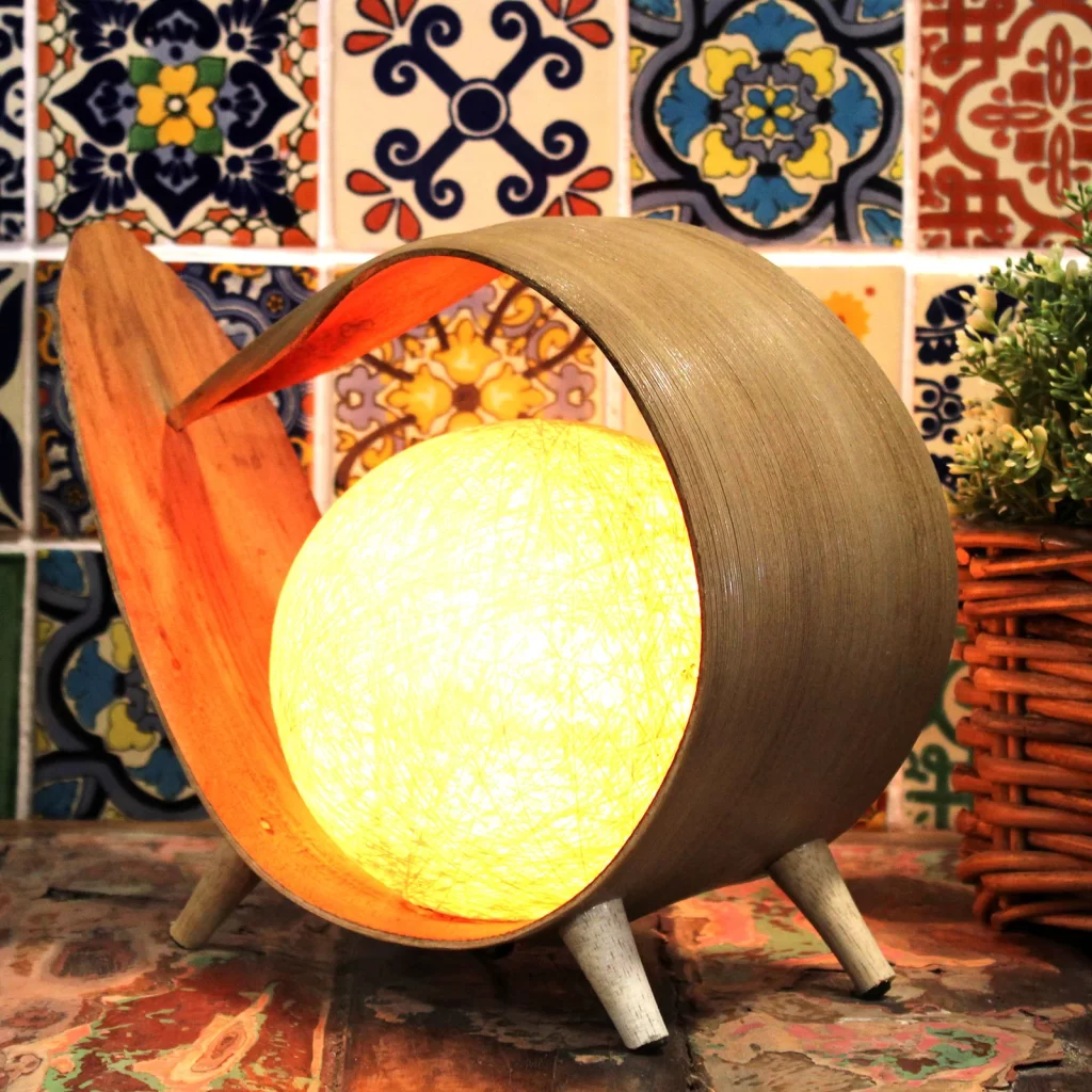 coconut lamp