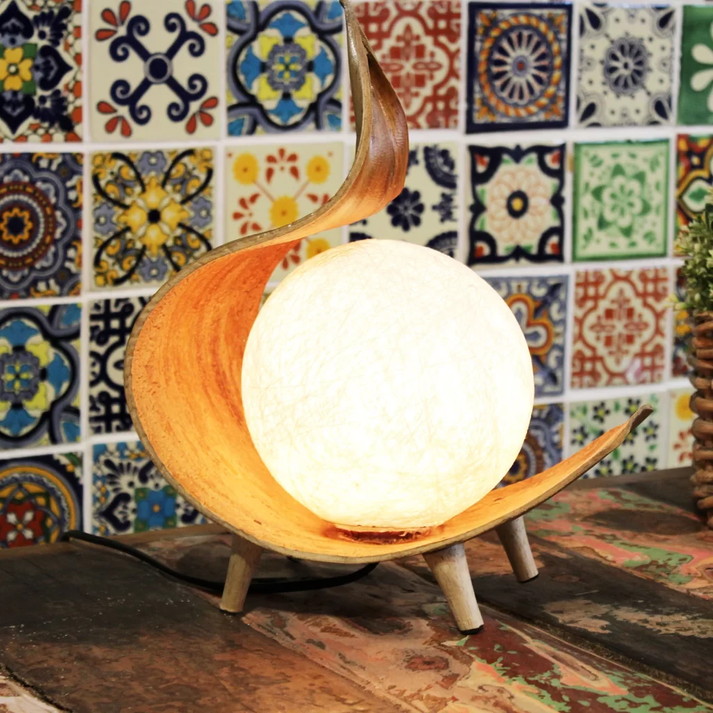 coconut lamp