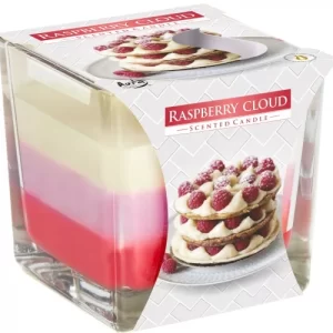 rainbow candle - raspberry