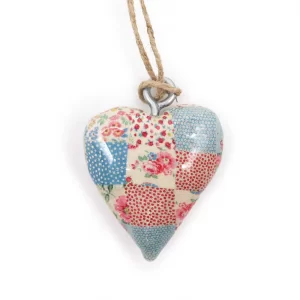 wooden heart_blue and red