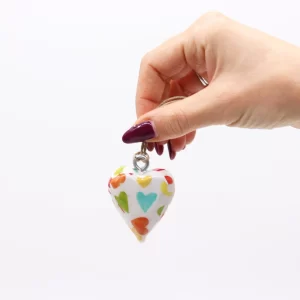 Small Wooden Heart –  Pastel Hearts