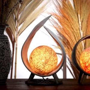 natuaral coconut lamp