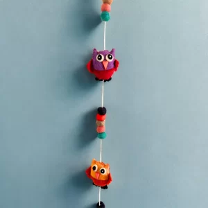 felt hanging owls